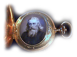 Koperta zegarka z wizerunkiem Jana Matejki